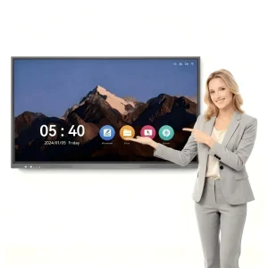 65 Inch LCD Interactive Whiteboard 20-point Touch Screen Digital Signage Smart Display for School University Classroom OEM