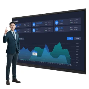 65 Inch Smart Board Ai Assistant Windows Interactive Flat Panel Display Interact Interactive Whiteboard for School Teaching