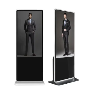 65-Inch Smart LCD Touchscreen Digital Signage Vertical Advertising LED Electronic Screen Floor Remote Release Split Elevator