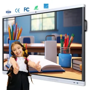 65 Inch Touch Screen Interactive Smart Board for School Teaching 4k Digital Interactive Whiteboard for Office & Education