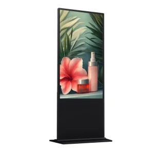 65″ Windows Android Kiosk Totem Display Built In CMS Cloud RDM Ultra Thin LCD WiFi Hotspot Indoor Floor Stand Digital Signage