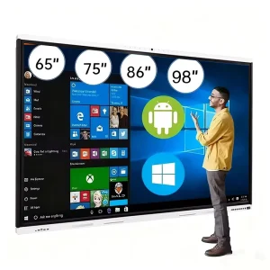 65 inch 4K Flat Panel Whiteboard Smart Teaching Board OEM Supplier Available in 55 75 86 98 Inch Sizes