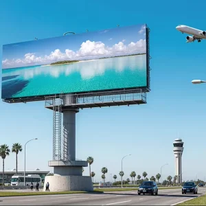 6500nits Sunlight Readable P6.67 Full Color HDR10 Outdoor DOOH LED Screen 3840Hz Low Power Fixed LED for Roadside Commercial Ads