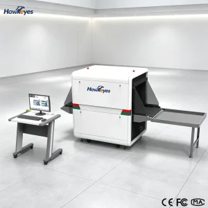 6550C Custom Factory X Ray Luggage Scanner 650*500mm Dual Energy Security Check System 32mm Steel Plate Penetration