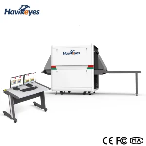 6550D Custom Security Check X Ray Luggage Scanner 650*500mm Dual Energy Imaging 1920×1080 Resolution 32mm Steel Plate