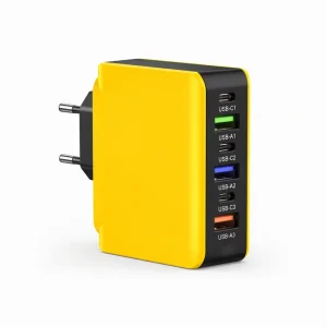 65W 3PD 3USB Charger 6 Port Fast Power Adapter EU US UK Standard Plug for Mobile Phone Charging