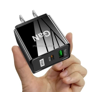 65W PD Fast Charger Cell Phone Charger GaN Type c Charger QC3.0+PD33W Travel Adapter for Smartphone