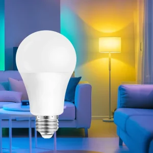 6-Pack A19 LED Light Bulbs, 9W Energy-Saving, 60W Equivalent, Soft White 2700K, E26 Standard Base, Non-Dimmable, 6 Count