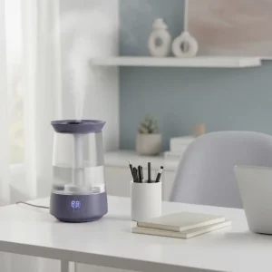 6L Simplicity Indoor Air Humidifier Smart Sleep Mode Top Fill Design Plastic for Household Hotel Use