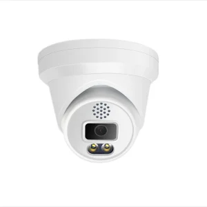 6MP Turret IP Camera Smart Dual Light with Two Way Audio 2.8mm Fixed Lens Perimeter Protection Dome Camera