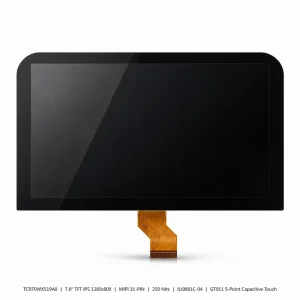 7″ IPS TFT LCD Touch Screen 1280×800 Landscape MIPI GT911 5 Point Capacitive G+G Display for Smart Device Control Panel Kiosk