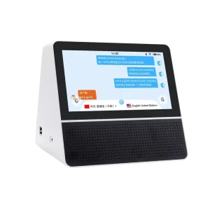 7 Inch Ai Translator Machine Dual Screen Touch Voice Recognition Speaker Desk Translator Device for Hotel Business Meetings