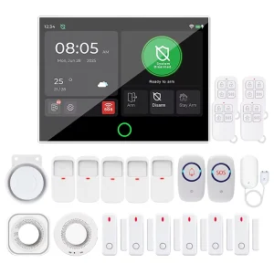 7-Inch Full Screen Smart Home Wireless Security Alarm System 4G Wifi Big Touch Portable ABS Material