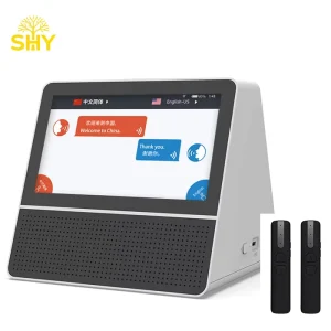 7 Inch OLED Color Screen Desktop Translator Device Smart Electronic AI Translation Machine with 5000mAh Battery for Travel