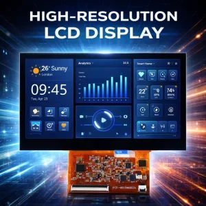 7 Inch TFT LCD Display Module 800×480 QSPI SPI 8080 Interface Capacitive Touch Panel for Industrial HMI