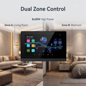 7-inch AI Home Smart WIFI Central Control Screen 5.0, Android System 11 Controls Music Playback