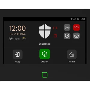 7 inch Touch Screen 4G GSM Wireless Wired Intrusion WiFi Alarm System Kit App Tuya Door Motion Sensor Security Burglar System