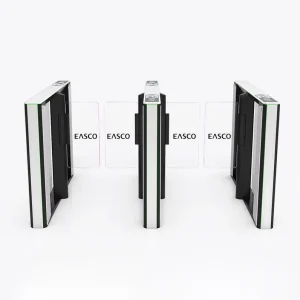 7-inch Visual Android Control Panel Security Gym Indoor Face Recognition Turnstile Access Control Rfid Gate with Qr Code Reader