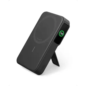 7.5W Magnetic LED Display Portable Power Bank, Qi2-Certified Ultra-Fast Charging, 10000mAh Battery Pack with Foldable Stand