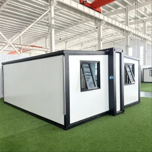 700mm 20ft Customized Breathable Galvanized Steel Frame Sandwich Panel Cabin Expandable Outdoor Container House for Shop