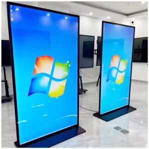 75 85 100Inch 2K 4K Full HD Wifi Media Lcd Advertising Monitor Touch Screen 43 49 55 Inch Floor Standing Digital Signage