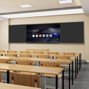 75 98 Inch 4+32 Smart Touchscreen Interactive Whiteboard All in One 4K UHD Dual OS Anti Glare Classroom Digital Teaching