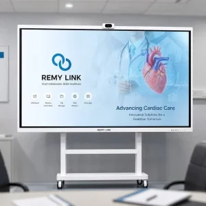 75 Inch Interactive Flat Panel Smart Board Digital Whiteboard Multi Touch Screen Telemedicine Consultation