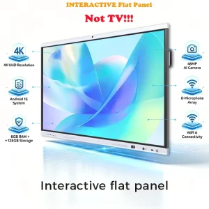 75-inch Android Windows LED LCD Interactive Flat Panel Display School Smart Teaching Board IFPD All in ONE Screen