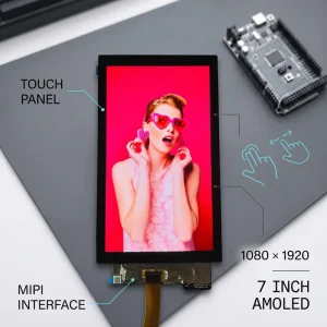 7inch Am Oled Display High-definition Touch Panel Oncell 1080×1920 Mipi Dsi Interface Am Oled Display Panel Oled Screen Glass