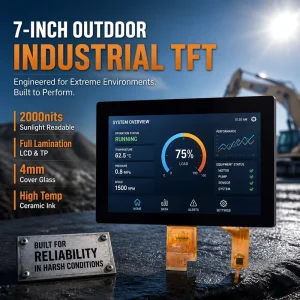 7inch Touch Display 1024×600 LVDS Interface LCD Display Module for Smart Home Industrial