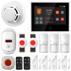 7inch Touch IPS Screen Wireless Smart WIFI GSM 4G Security Burglar Home Alarm System