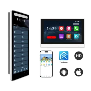 8 Android 11 Face Recognition Access Control System IP67 Waterproof SIP Video Intercom Doorbell for Residential Building