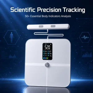 8-Electrode Smart Body Fat Scale Digital Analyzer Bluetooth App Sync