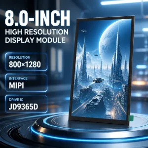 8 Inch TFT Display Panel 800×1280 High Resolution TFT LCD Modules MIPI Interface 31pins LCD Screen