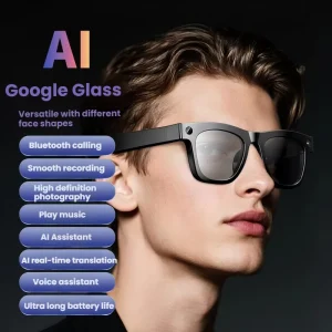 8 Million Pixels AI Artificial Intelligence Multifunctional Glasses Video Recording Smart bluetooth Glasses