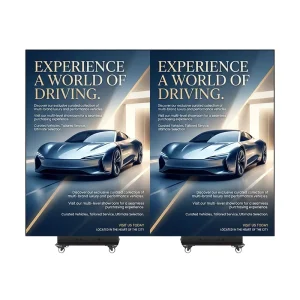 80 Inch Indoor LED Poster Screen P1.53 P1.86 P2.5 Ultra Slim 43mm Aluminum Shell 2K HD Cloud Playback Smart Digital Signage