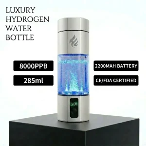 8000ppb Hydrogen Rich Water Bottle CE FDA Certified SPE PEM Long Endurance Rechargeable, High Capacity for EU & US Compliance