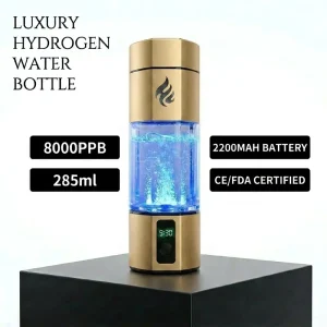 8000ppb SPE PEM Hydrogen Water Bottle for Daily Wellness Extra Large Capacity All Day Battery CE FDA Certified