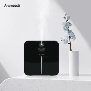 800ml Smart Hotel Collection Electric Aroma Diffuser Wall Mounted Noiseless Fragrance Spray for Home Car Use Waterless Feature