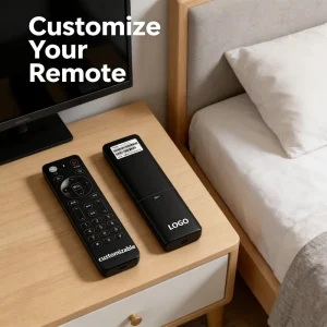 8329 Universal RF Remote Control with Voice Control Customizable Buttons for Smart TV Box Home Automation LED Devices