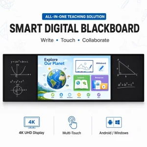 85 Inch Electronic Blackboard Magnetic Green Interactive Smart Board Nano Blackboard