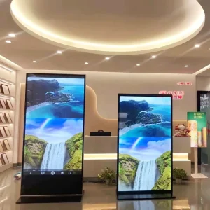 85-Inch Full Screen Touch LCD Display Panel 4K UHD Optional Android/WiFi Indoor Use Shopping Malls Supermarkets Digital Signage