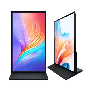 85 Inch Full Vertical Screen LCD Indoor Android Floor Standing Kiosk Touchscreen Advertising Display for Shopping Mall