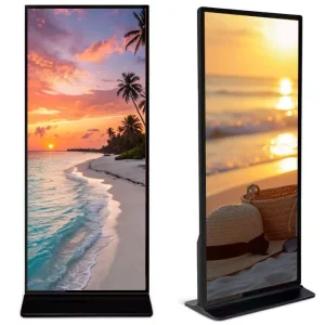 85″ Smart Android Video LCD Monitor Full Color UHD Indoor Business Self Service Kiosk Signage Touchscreen Animation