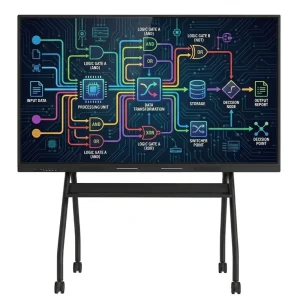 86 Inch 4K Interactive Flat Panel Excellence in Visuals & Touch Smart Board for The Future of Collaboration