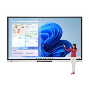 86 Inch 4K Interactive Whiteboard 20Point IR Touch Smart Board Android OPS Digital Flat Panel Business