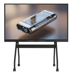 86 Inch 4K Interactive Whiteboard Slim Body Design Smart Board for Wall Mount or Mobile Stand Installation