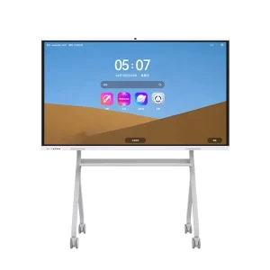 86 Inch 4K UHD EDLA Certified IR Touch Smart Interactive Board with Built-in Camera and 8 Array Microphone for School Teaching