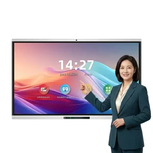 86 Inch Digital Smart Board 4K LED Interactive IR Multi Touch Screen Finger Meeting Room Conference OEM