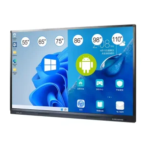 86 Inch Interactive Flat Panel 40 Point Touch Collaboration Smart Board for Large Meeting Room and Training